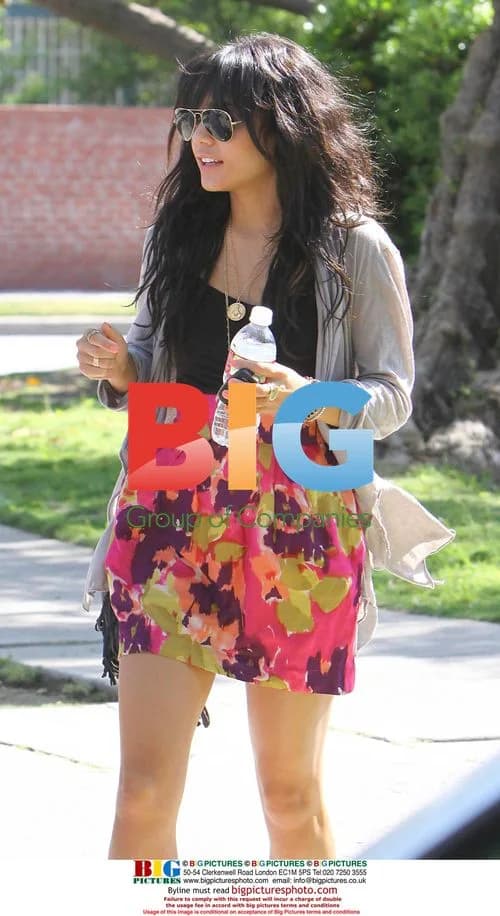 Vanessa Hudgens Leaving Film Colony Studio