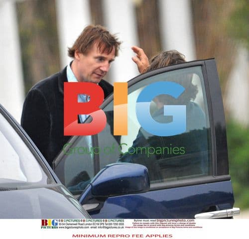 Liam Neeson with sons on Easter holiday