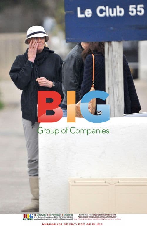 Liam Neeson with family in France