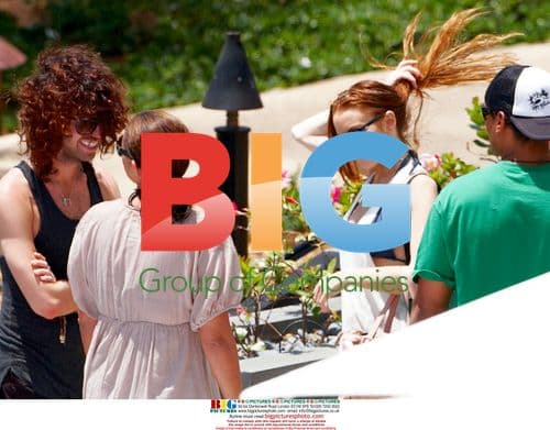 Lindsay Lohan at Wailea Beach Marriott Resort