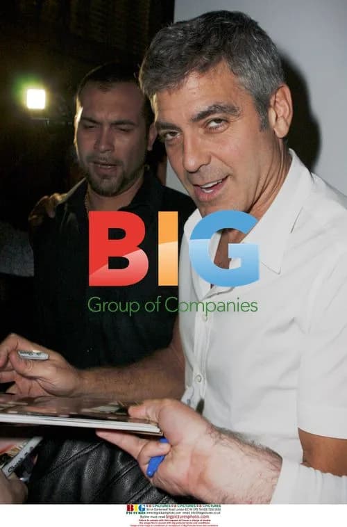 George Clooney Signs Autographs in South Beach