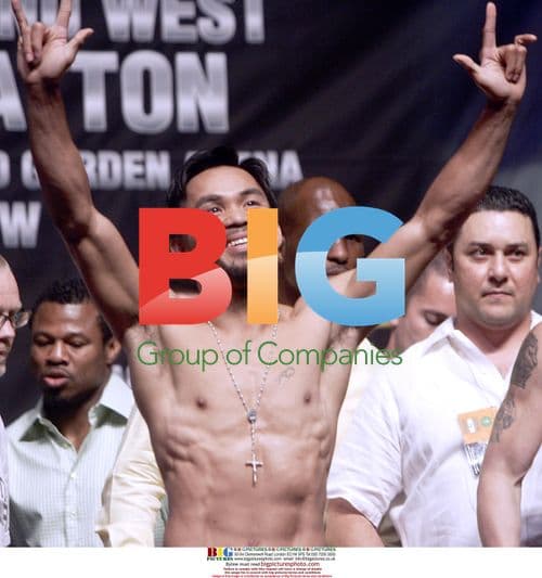 Manny Pacquiao weighs in for Ricky Hatton fight