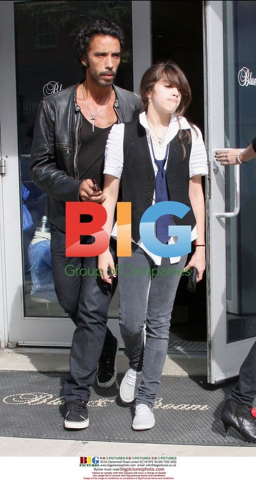 Carlos Leon and daughter Lourdes Ciccone shopping in NYC