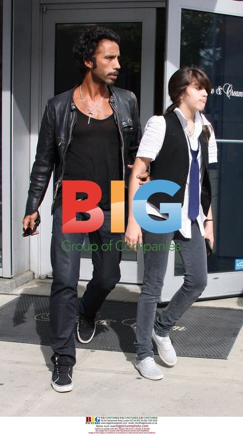 Carlos Leon and daughter Lourdes Ciccone shopping in NYC