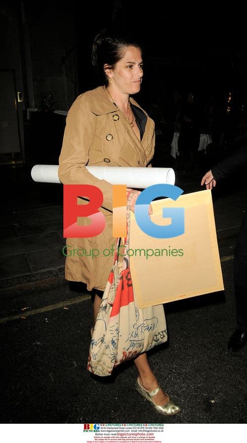 Tracey Emin at Scott's Restaurant in London