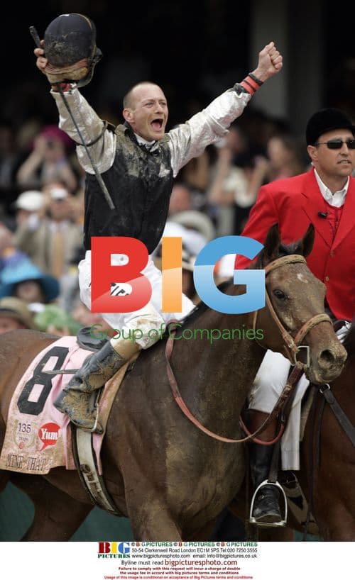 Jockey Calvin Borel wins Kentucky Derby
