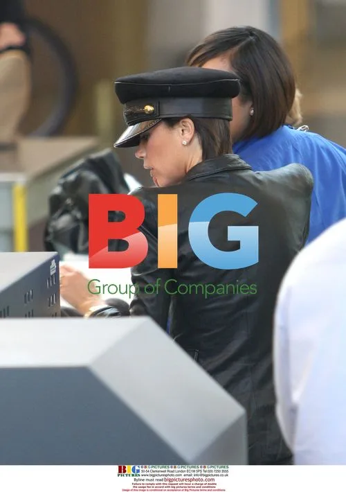Victoria Beckham Departs LAX