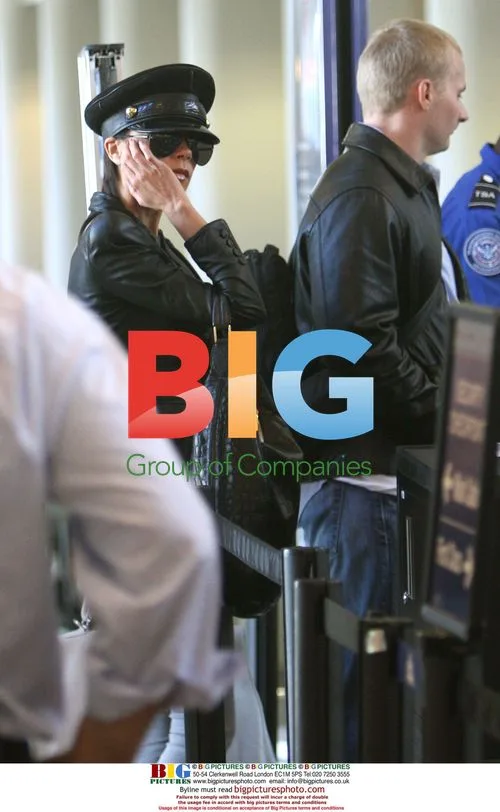 Victoria Beckham Departs LAX
