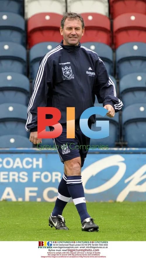 Bryan Robson at Allstar charity football match
