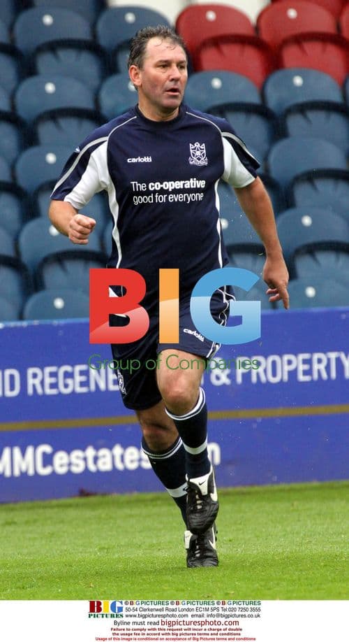Bryan Robson at Allstar charity football match