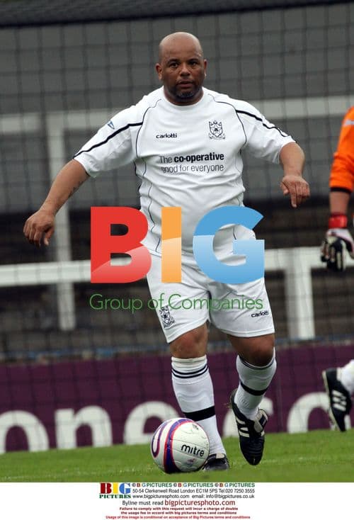 Trevor Dwyer-Lynch plays in charity football match