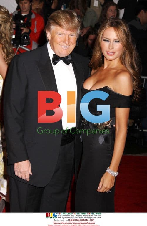 DONALD TRUMP and MELANIA KNAUSS TRUMP at Met Gala