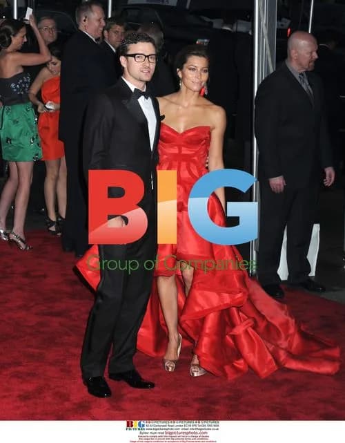 Justin Timberlake and Jessica Biel at Costume Institute Gala