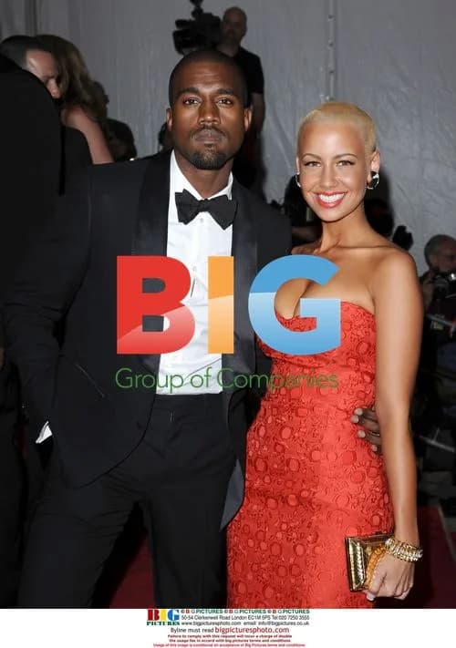 Kanye West and Amber Rose at Met Gala