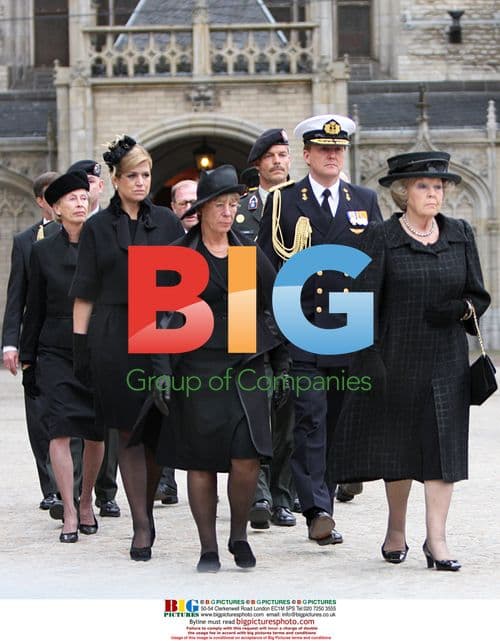 Dutch Royal Family at Memorial Service