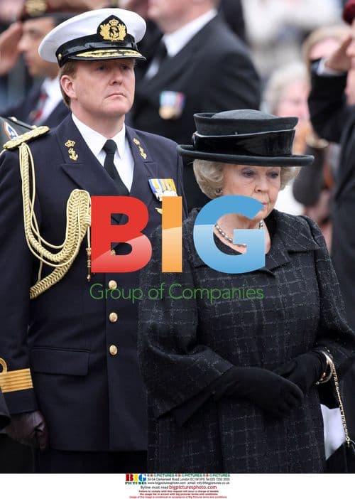 Dutch Royal Family at Memorial Service