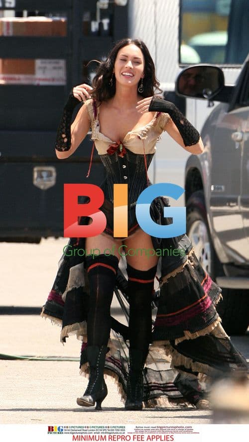 Megan Fox on 'Jonah Hex' set