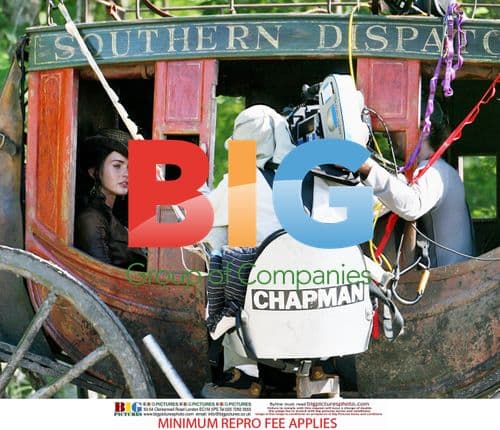 Megan Fox on set of 'Jonah Hex'