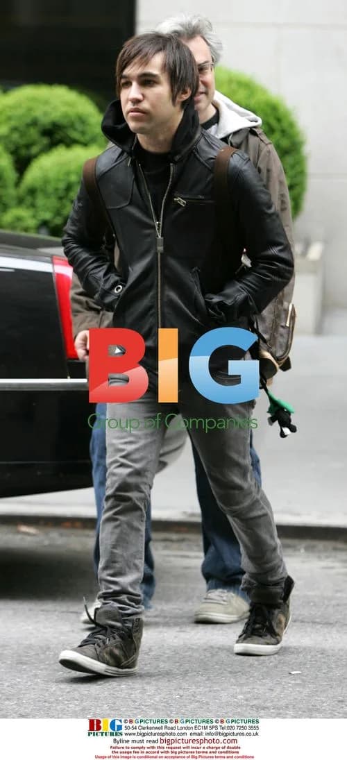 Pete Wentz at Gramercy Park Hotel in NYC