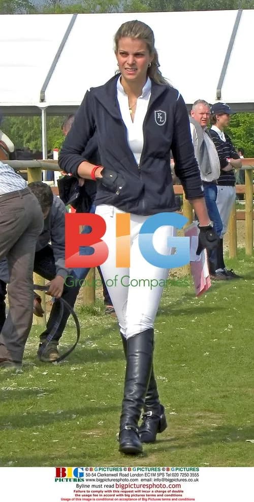 Athina Onassis at CSI Jumping Championship