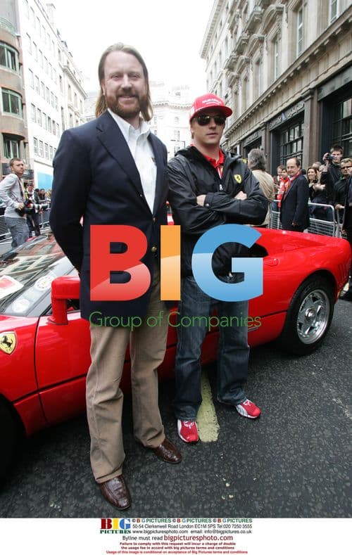 Kimi Raikkonen at Ferrari Store Opening