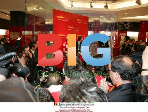 Kimi Raikkonen at Ferrari Store Opening