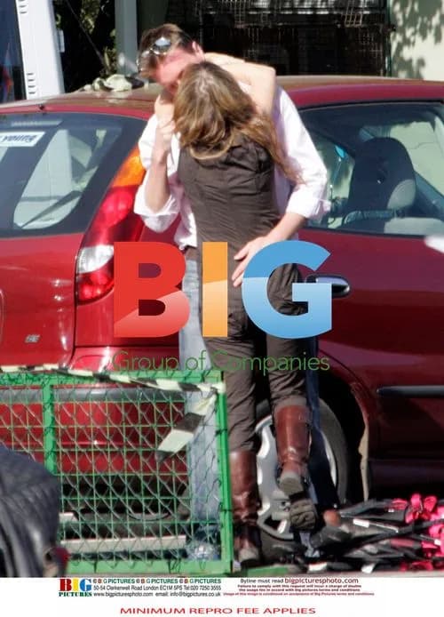 Geri Halliwell and Henry Beckwith at Wildlife Park