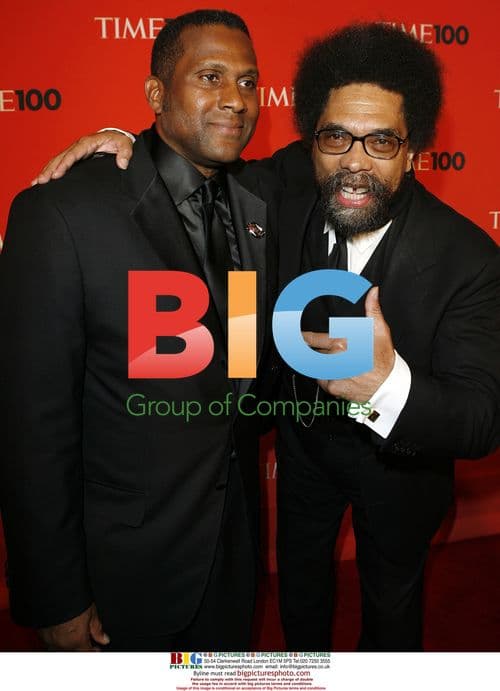 Travis Smiley and Cornel West at Time 100 Gala