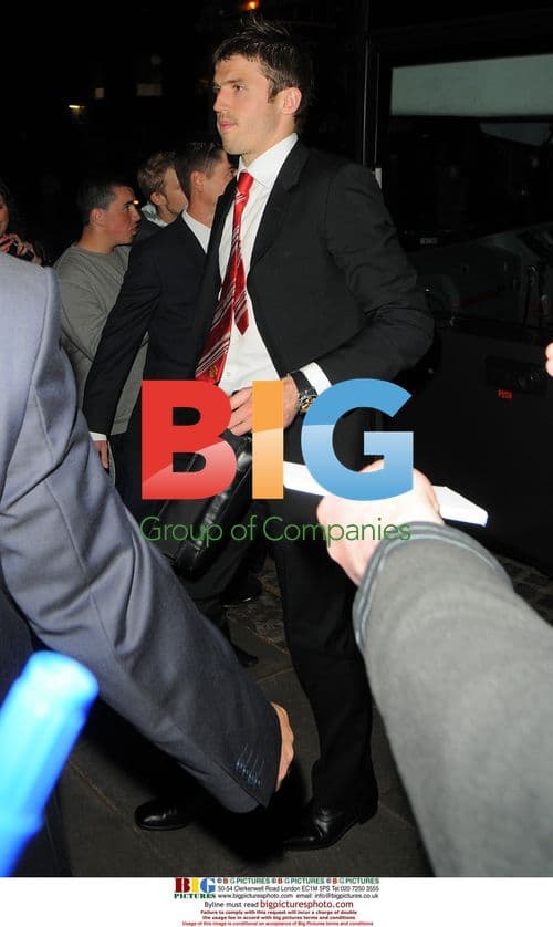 Manchester United players return to hotel