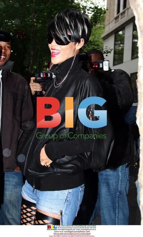 Rihanna Leaves Hotel in NY