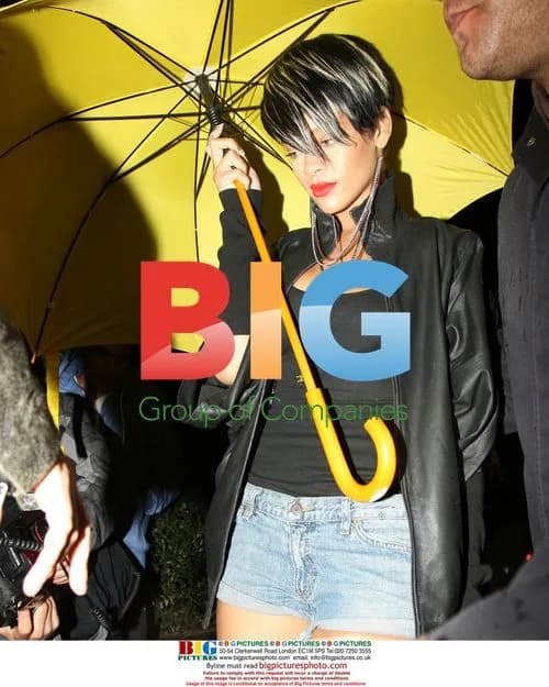 Rihanna leaves hotel in NYC