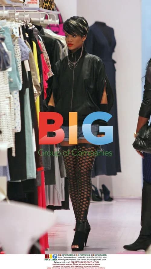 Rihanna shops in Soho, New York