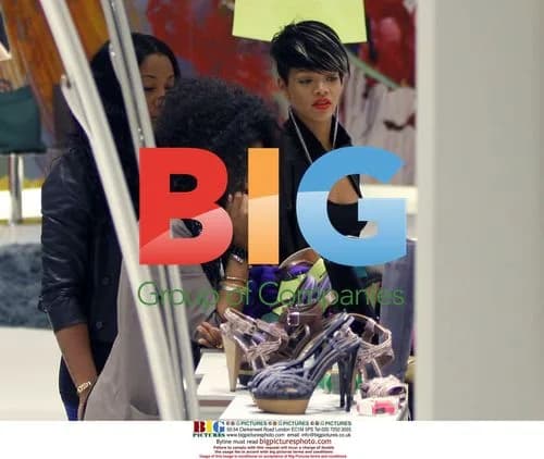 Rihanna shops at Kirna Zabete in Soho