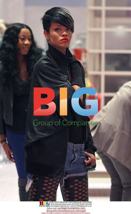 Rihanna shops in Soho, New York