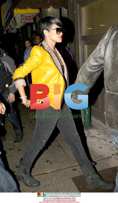 Rihanna out with friends in NYC