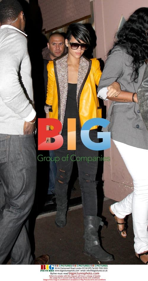 Rihanna out with friends in NYC