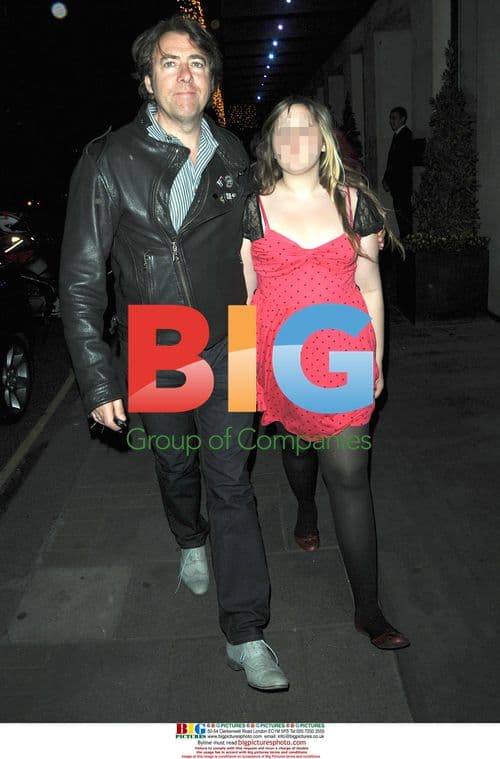 Jonathan Ross and family leave Mayfair Hotel