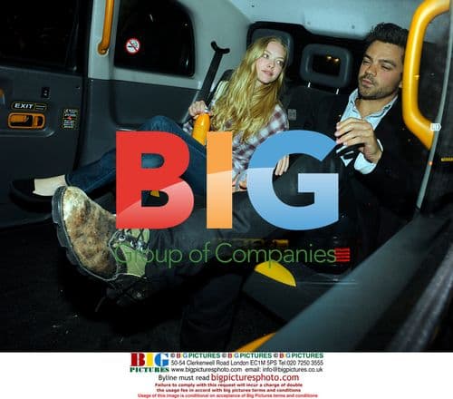 Amanda Seyfried and Dominic Cooper in London