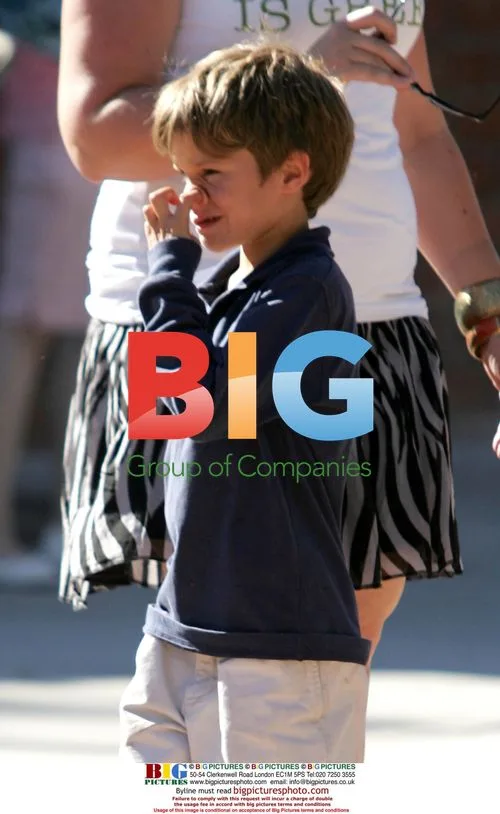 Romeo and Cruz Beckham at Coldwater Canyon Park