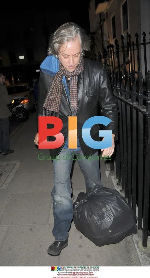 Bob Geldof Tripping on Bin Bag