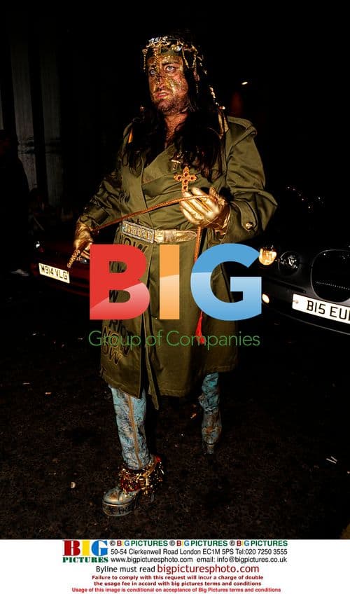 Performance Artist Johnny Blue Eyes Leaving 24 on Kingly Street