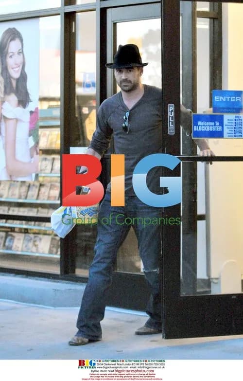 Colin Farrell Spends Night Watching Movies