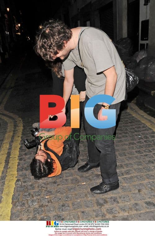 The Klaxons' Jamie Reynolds Leaving Club with Girlfriend