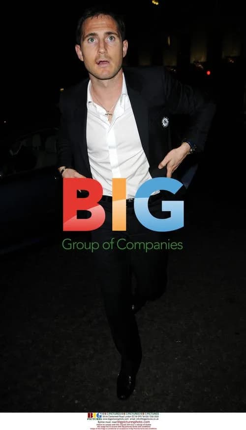 Frank Lampard Arrives for Dinner in London
