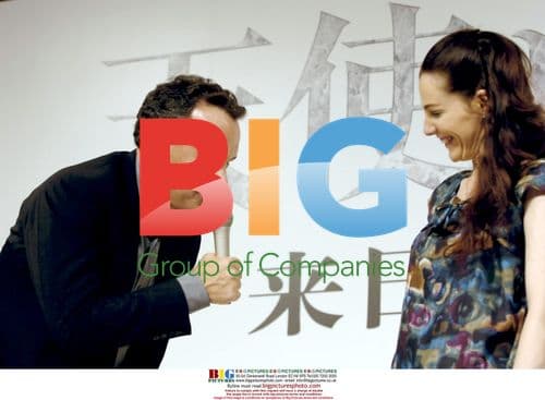 Tom Hanks and Ayelet Zurer at "Angels & Demons" Press Conference