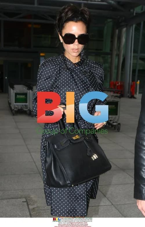 Victoria 'POSH' Beckham at Heathrow Airport