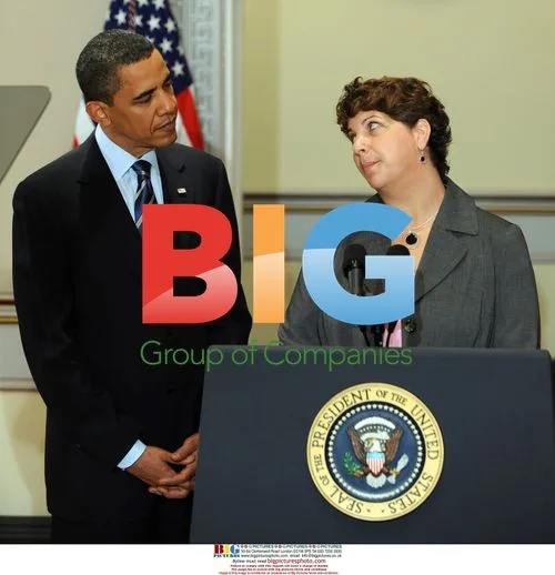 President Obama Listens to Maureen Pike