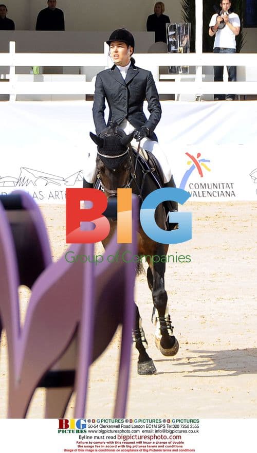 Carlota Casiraghi at Horse Tournament in Valencia