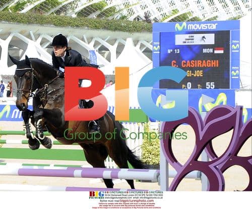 Carlota Casiraghi at Horse Tournament in Valencia