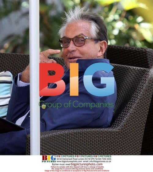 George Hamilton has dinner alone in Miami